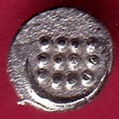 TRAVANCORE STATE RAJARAM VERMA IV SILVER CHUKRAM COIN - F4451 - Image 2
