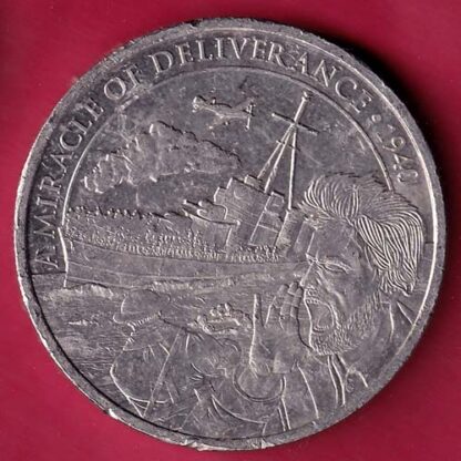 A MIRACLE OF DELIVERRANCE 1940 ELIZABETH II GIBRALTAR ONE CROWN 2020 – F4465