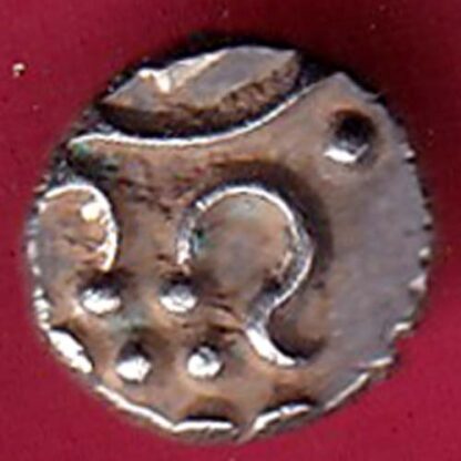 TRAVANCORE STATE RAJARAM VERMA IV SILVER CHUKRAM COIN – F4473
