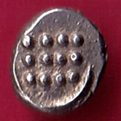 TRAVANCORE STATE RAJARAM VERMA IV SILVER CHUKRAM COIN –F4511