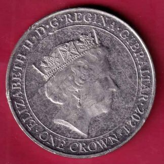 Gibraltar (British Overseas Territories) 1 Crown 1926 - Elizabeth II Defending Our Skies R - FC1301