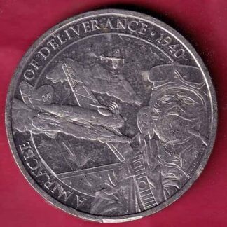 ELIZABETH II D.G. REGINA GIBRALTAR 2020 ONE CROWN A MIRACLE OF DELIVERANCE 1940  - FC1303