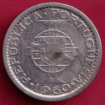 Portuguese Mozambique 1960 five Escudos– FC1357 - Image 2