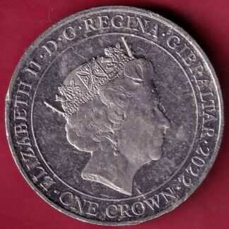 ELIZABETH II D.G. REGINA GIBRALTAR 2022 ONE CROWN–FC1378