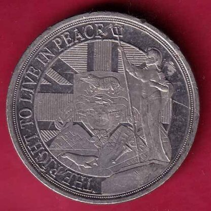 the right ti live in peace elizabeth ii d.g. regina gibraltar 2022 half crown – FC1400