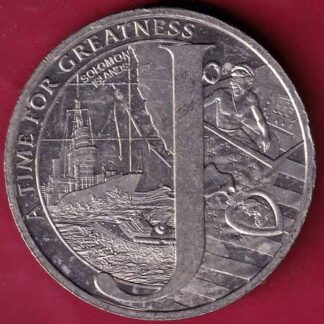 a time for greatness elizabeth ii solomon island 2021 half dollar- FC1453