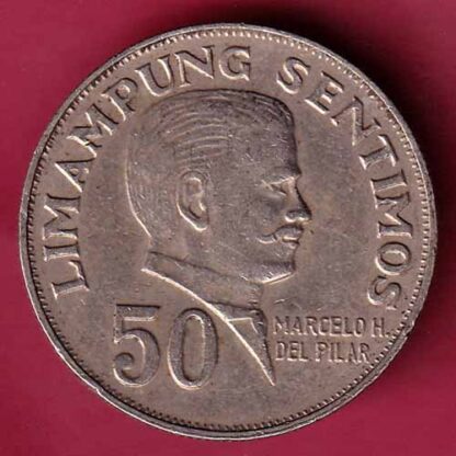 REPUBLICA  NG PILIPINAS 1972 LIMAMPUNG 50 Sentimos – FC1576