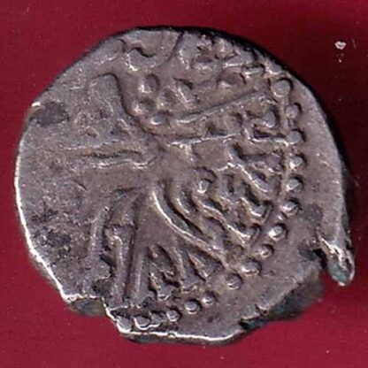 ANCIENT INDIA KSHATRAP DYNASTY KINGS PORTRAIT RARE SILVER COIN– FC1582 - Image 2
