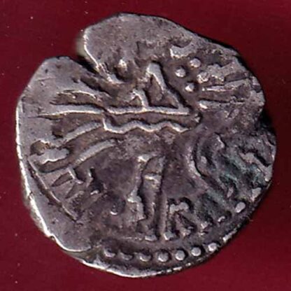ANCIENT INDIA KSHATRAP DYNASTY KINGS PORTRAIT RARE SILVER COIN– FC1584 - Image 2