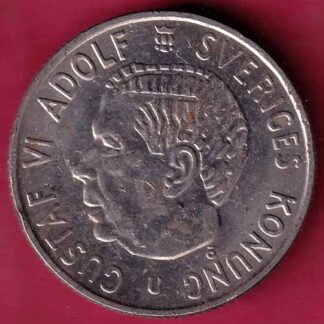Sweden 2 Krona - Gustaf VI Adolf – FC1622