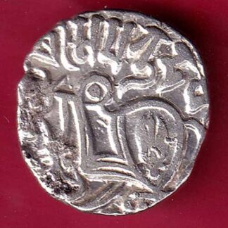 Hindushahia, kabul n gandhara silver drachma horseman n bull type coin – FC1640