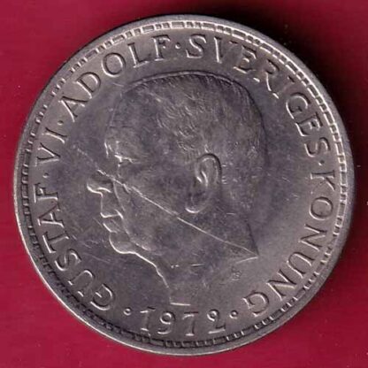 Sweden 5 Kronor - Gustaf VI Adolf 1972  – FC1664 - Image 2
