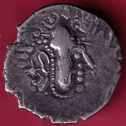 ANCIENT INDIA INDO SASSANIAN SRI HA SERIES RAJASTHAN RARE SILVER COIN- F4571 - Image 2