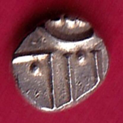 TRAVANCORE STATE RAJARAM VERMA IV SILVER CHUKRAM COIN - F4578 - Image 2
