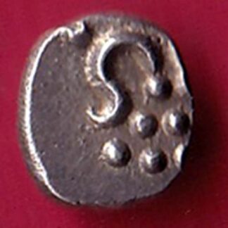 TRAVANCORE STATE RAJARAM VERMA IV SILVER CHUKRAM COIN - F4578