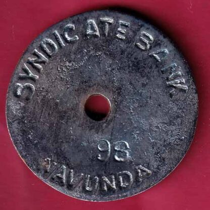 BANK TOKEN – SYNDICATE BANK NAVUNDA – FC1359 - Image 2