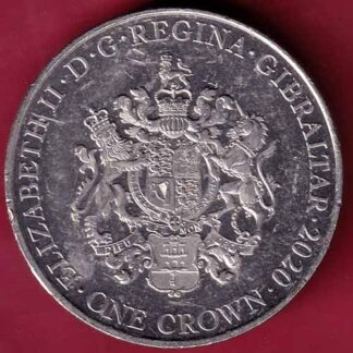LET US REMEMBER ELIZABETH II GIBRALTAR 2020 ONE CROWN – FC1333
