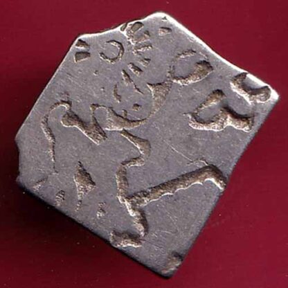 ANCIENT INDIA MAURYAN PERIOD ANIMAL STANDING MAGADH DYNASTY SILVER PUNCHMARK – FC1339