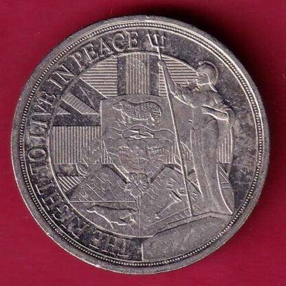 the right ti live in peace elizabeth ii d.g. regina gibraltar 2022 half crown - F4878
