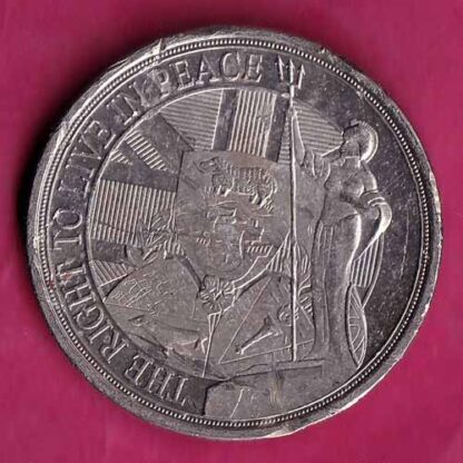he right ti live in peace elizabeth ii d.g. regina gibraltar 2022 half crown - F4881