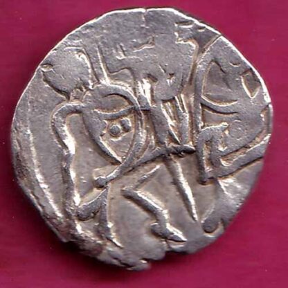 Hindushahia, kabul n gandhara silver drachma horseman n bill type coin- F4889 - Image 2