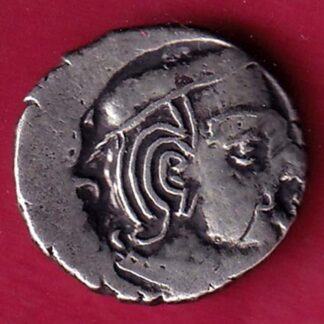 ANCIENT INDIA KSHATRAP DYNASTY KINGS PORTRAIT RARE SILVER COIN:-F4637