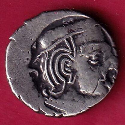 ANCIENT INDIA KSHATRAP DYNASTY KINGS PORTRAIT RARE SILVER COIN:-F4637