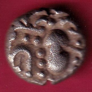 ANCIENT INDIA GADHAYA DYNASTY KING PORTRAIT COIN :-F4673