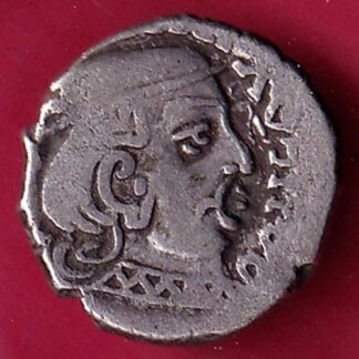 ANCIENT INDIA KSHATRAP DYNASTY KINGS PORTRAIT RARE SILVER COIN :-F4682