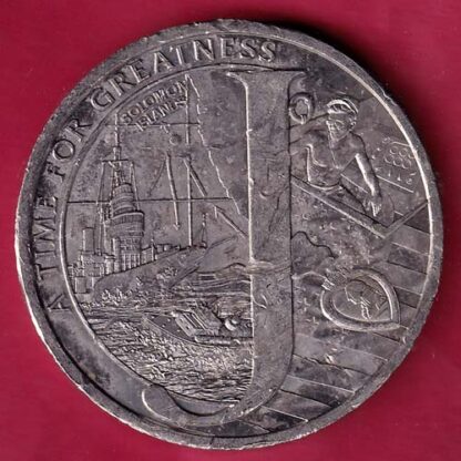 a time for greatness elizabeth ii solomon island 2021 half dollar– F4772 - Image 2