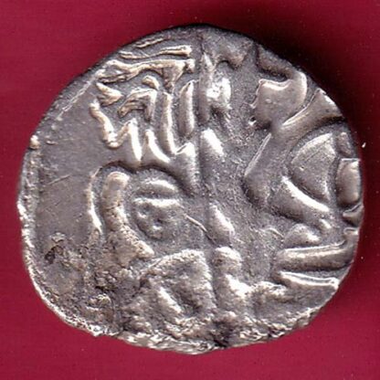 Hindushahia, kabul n gandhara silver drachma horseman n bill type coin  - F4806 - Image 2