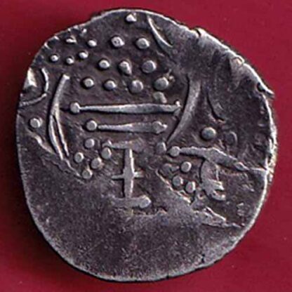 ANCIENT INDIA INDO SASSANIAN SRI HA SERIES RAJASTHAN RARE SILVER COIN - f4915 - Image 2