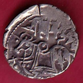 Hindushahia, kabul n gandhara silver drachma horseman n bull- f4937