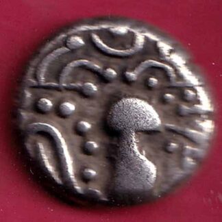 ANCIENT INDIA GADHAYA DYNASTY KING PORTRAIT COIN– FC1677
