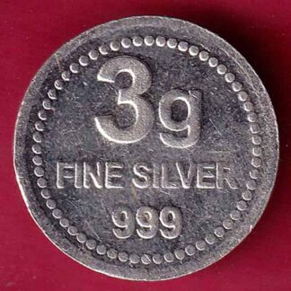 SILVER TOKEN: Weight – 2.99 gm– FC1696