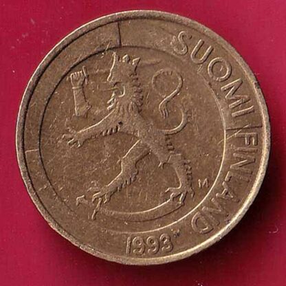 Finland 1 Markka 1993 SUOMI FINLAND– FC1723 - Image 2