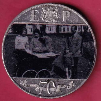 ELIZABETH II DEI-GRA REGINA. GIBRALTAR 2021 ONE CROWN E & P  – FC1746