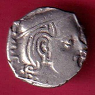 ANCIENT INDIA KSHATRAP DYNASTY KINGS PORTRAIT RARE SILVER COIN - f4948