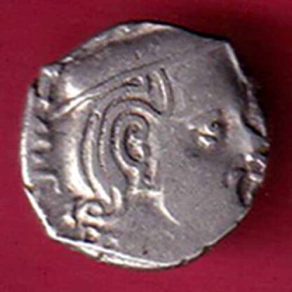 ANCIENT INDIA KSHATRAP DYNASTY KINGS PORTRAIT RARE SILVER COIN - f4948