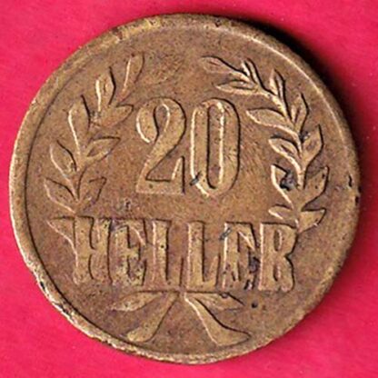 DEUTSCH OSTAFRIKA 1916 DOA 20 HELLER - f4963 - Image 2