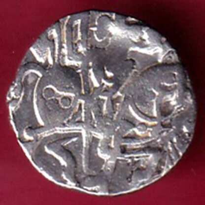 Hindushahia, kabul n gandhara silver drachma horseman n bull-- F5003 - Image 2