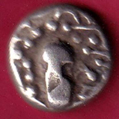ANCIENT INDIA GADHAYA DYNASTY KING PORTRAIT COIN- F5069