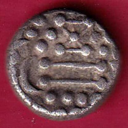 ANCIENT INDIA GADHAYA DYNASTY KING PORTRAIT COIN- F5069 - Image 2
