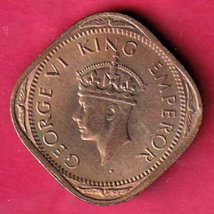 British india 1942 two annas george vi coin– F5193 - Image 2