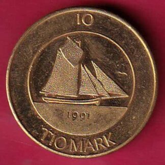 Finland 10 Markkaa Aland 1991 tio deler tio mark  - F5292