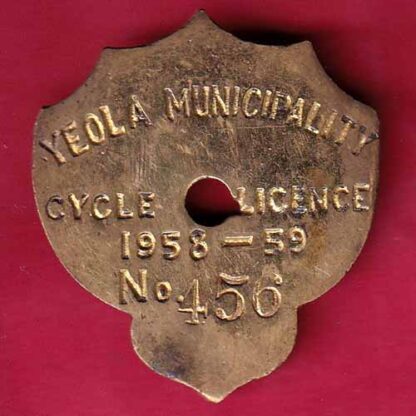 YEOLA MUNICIPALITY – CYCLE (1958-59) NO.450– F5307