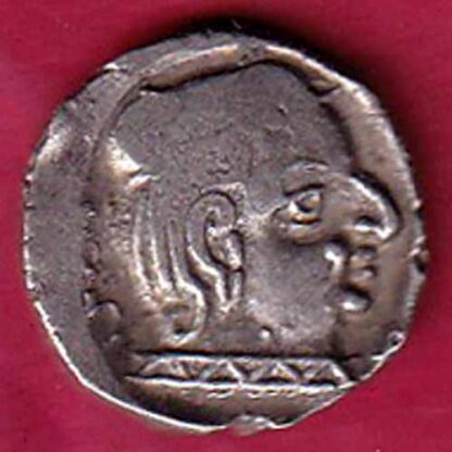 ANCIENT INDIA KSHATRAP DYNASTY KINGS PORTRAIT RARE SILVER COIN:- F5325
