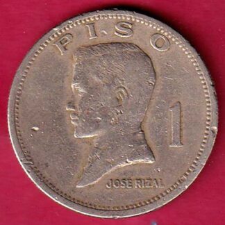 Jose rizal Republika Ng Pilipinas Bangko Sentral 1972 / 1 Piso– FC2137