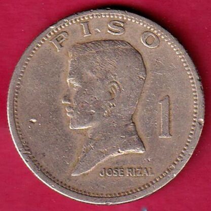 Jose rizal Republika Ng Pilipinas Bangko Sentral 1972 / 1 Piso– FC2137