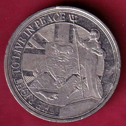 the right ti live in peace elizabeth ii d.g. regina gibraltar 2022 half crown –FC2190